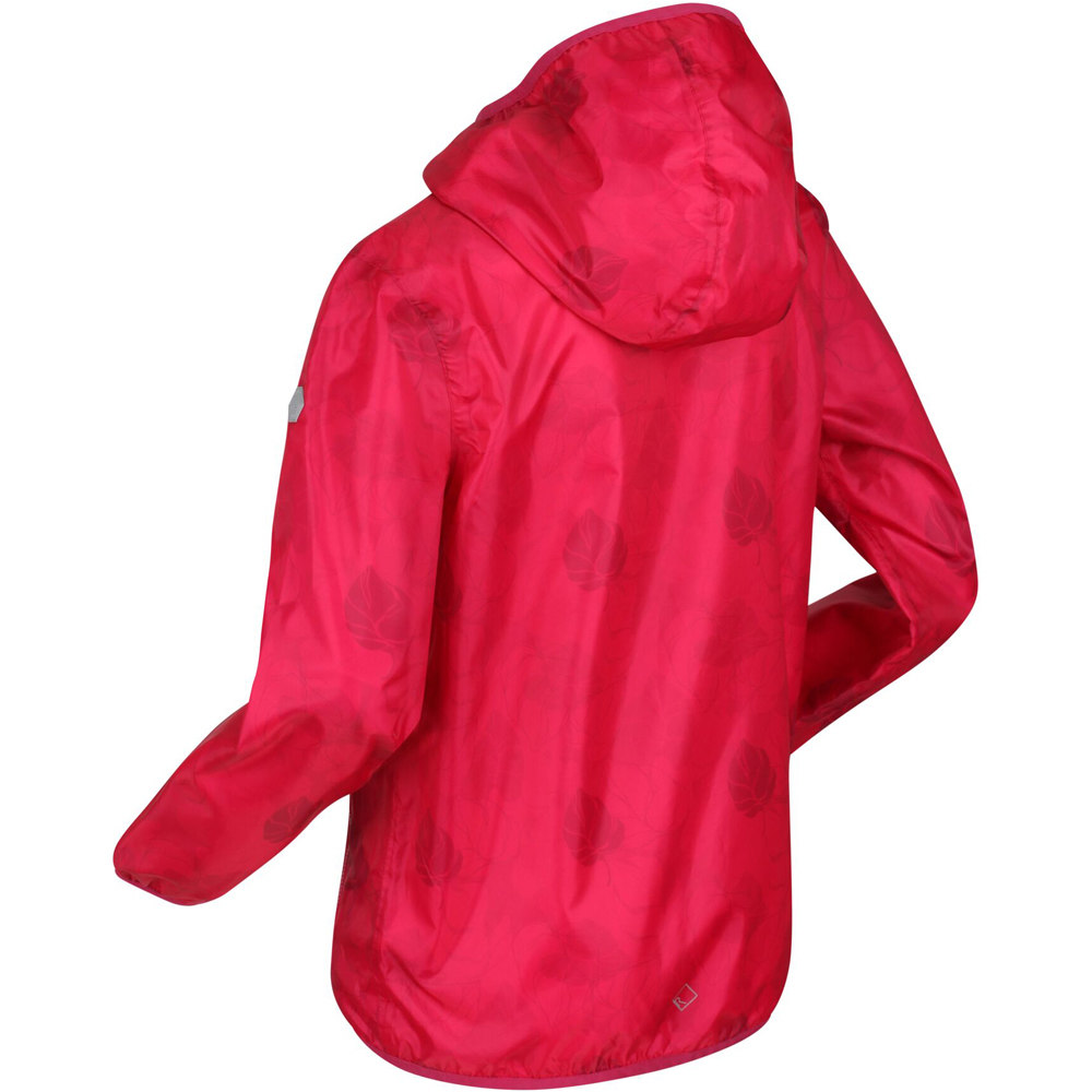 Regatta chaqueta impermeable niño Printed Lever vista trasera