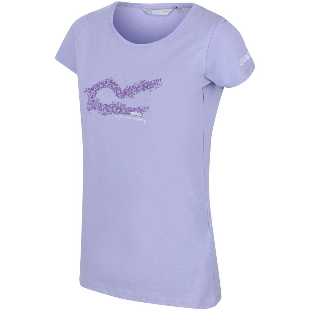 Regatta camiseta montaña manga corta mujer Womens Breezed vista frontal