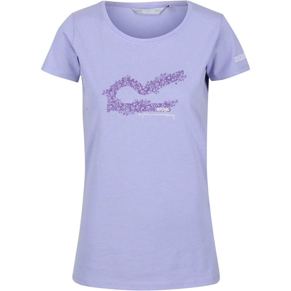 Regatta camiseta montaña manga corta mujer Womens Breezed vista detalle