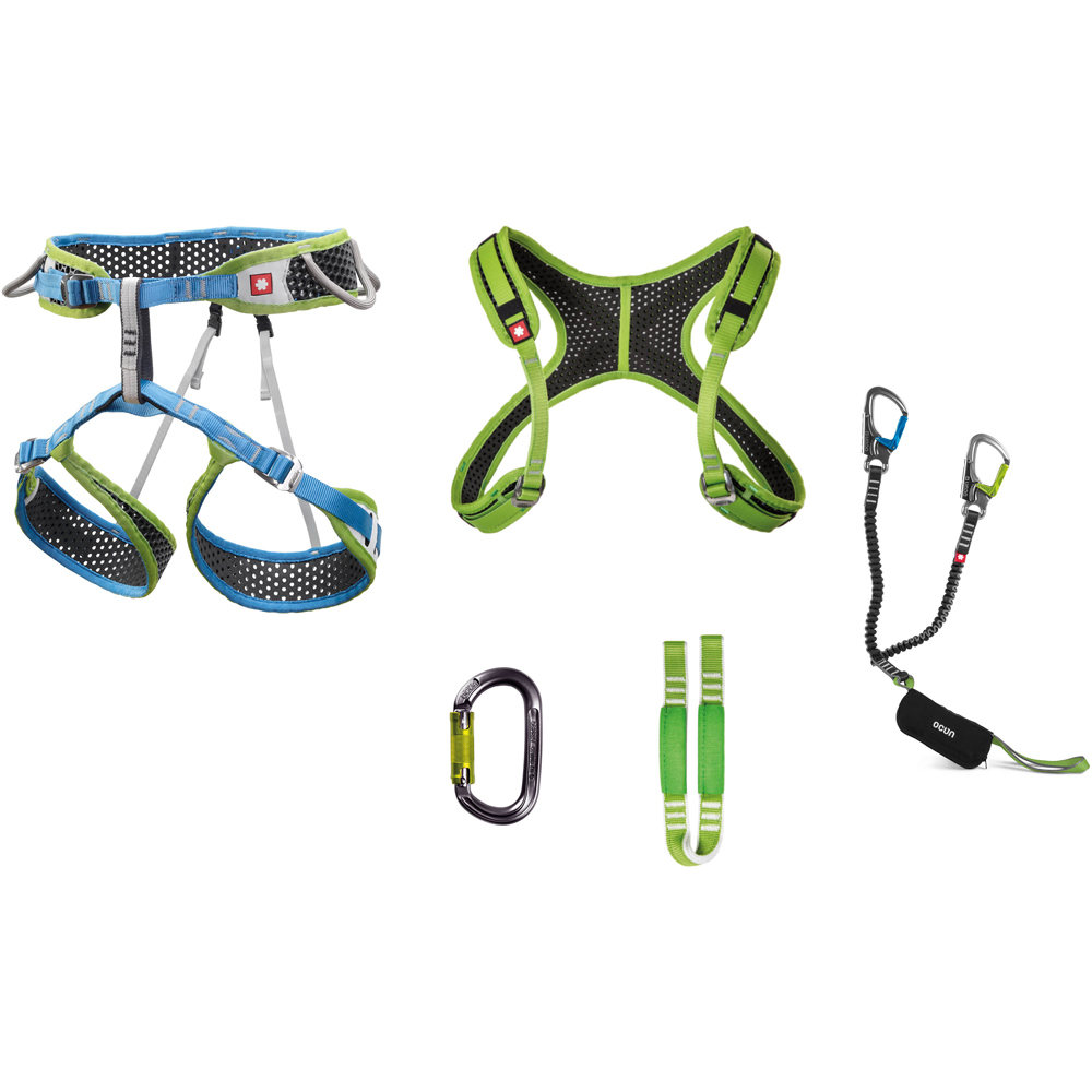 Ocun varios roca VIA FERRATA WEBEE+CHEST SET vista frontal