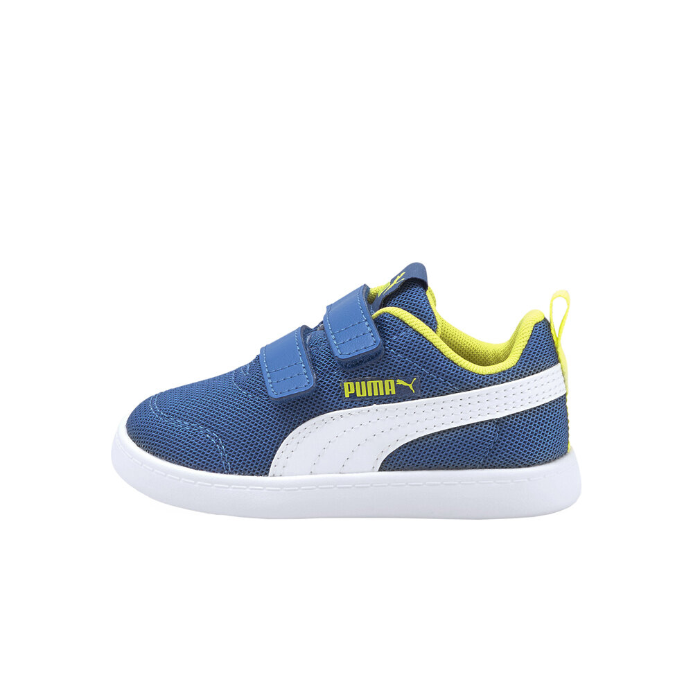 Puma zapatilla multideporte bebe Courtflex v2 V Inf lateral exterior