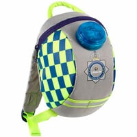 Littelife mochila deporte niño Toddler Backpack, Police vista frontal