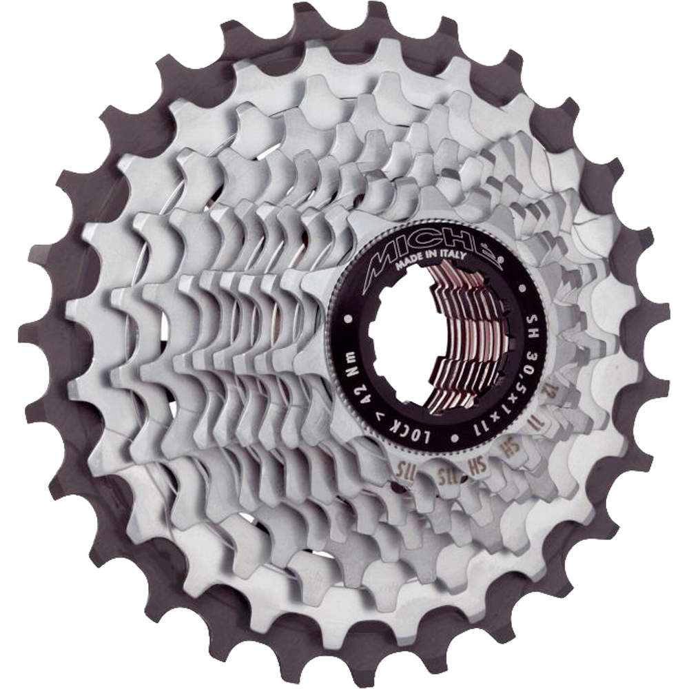 Miche cassette bicicleta carretera CASSETTE LIGHT PRIMATO 11V SHIMANO 11-27 vista frontal