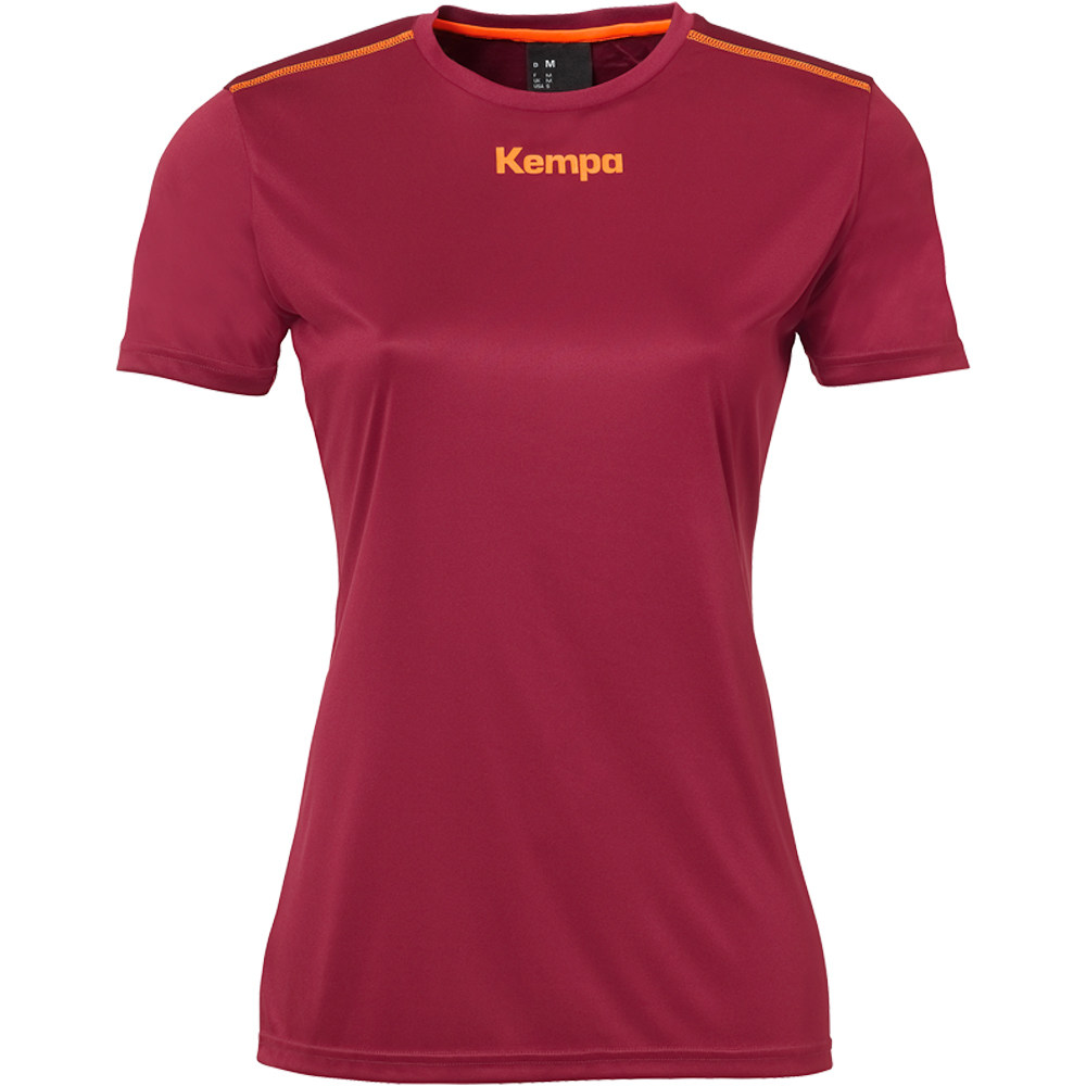 Kempa camiseta manga corta mujer POLY SHIRT WOMEN vista frontal