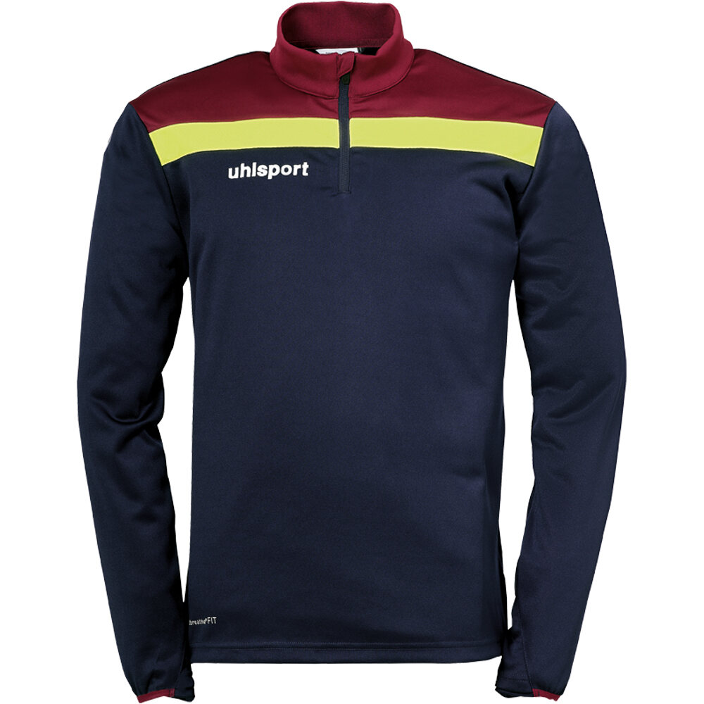 Uhlsport sudadera niño OFFENSE 23 1/4 ZIP TOP vista frontal