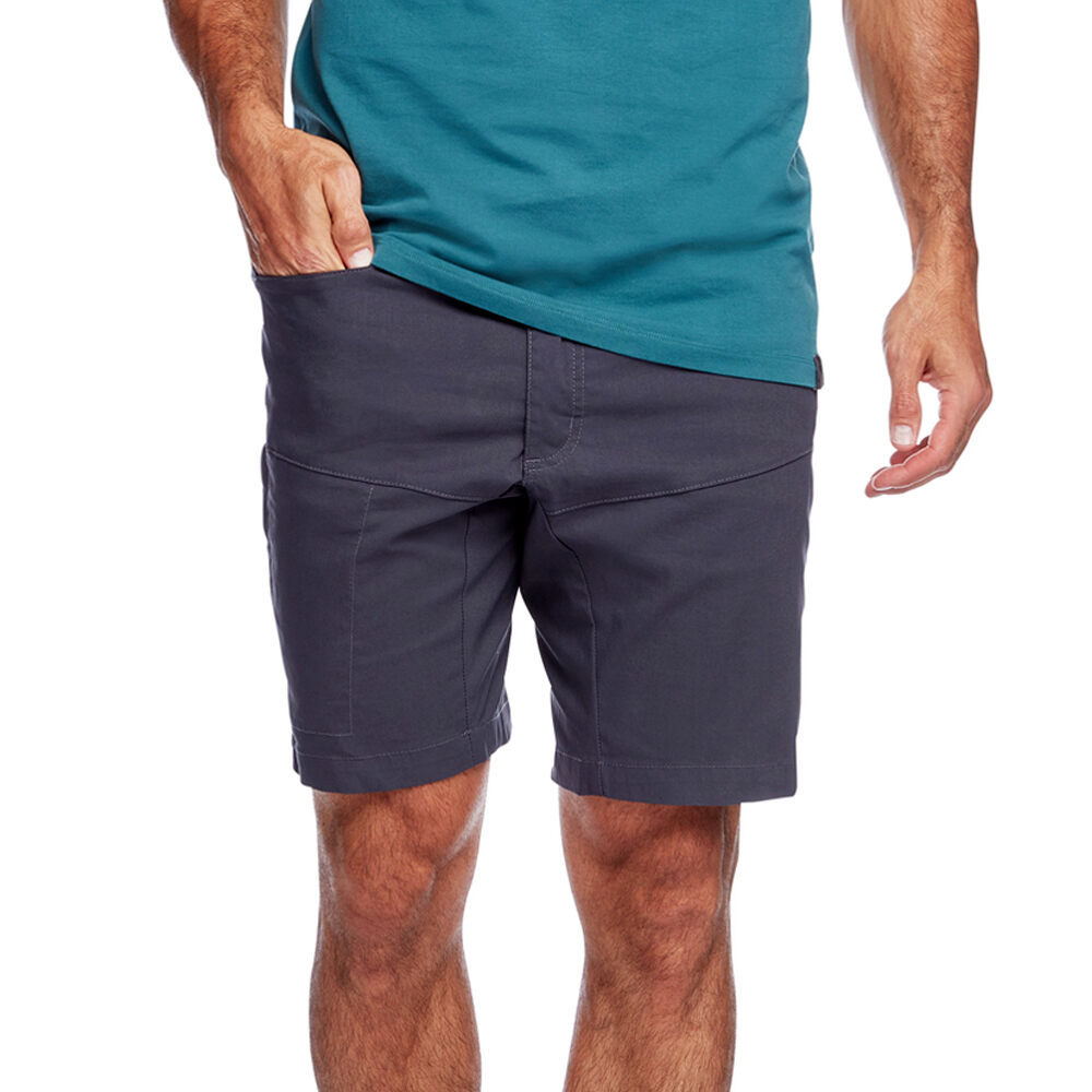 Black Diamond pantalón corto montaña hombre M ANCHOR STRETCH SHORTS vista frontal