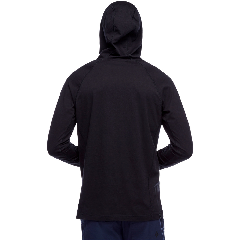 Black Diamond Sudaderas Montaña Hombre M CRAG HOODY vista trasera