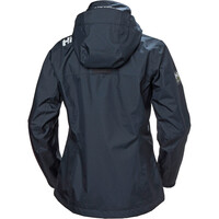 Helly Hansen chaqueta impermeable insulada mujer W CREW HOODED MIDLAYER JACKET vista trasera