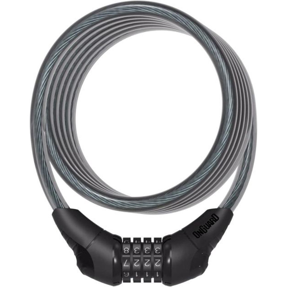 Onguards candado bicicleta CANDADO ESPIRAL NEON COMBI 180cmx12mm vista frontal