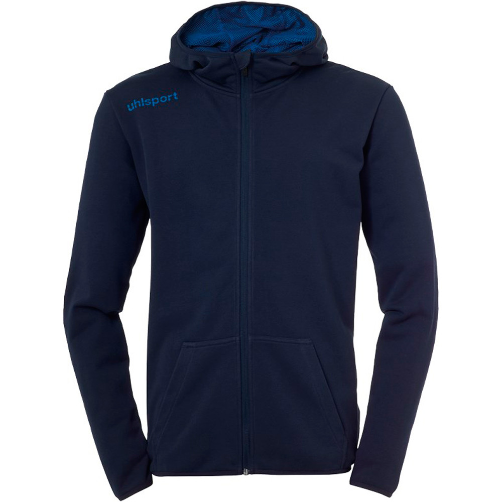 Uhlsport sudadera hombre ESSENTIAL HOOD JACKET vista frontal