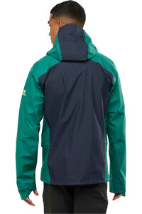 Salomon chaqueta impermeable hombre OUTPEAK GTX 3L JKT M vista trasera