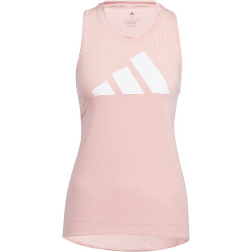 Camiseta tirantes fitness Mujer adidas rosa