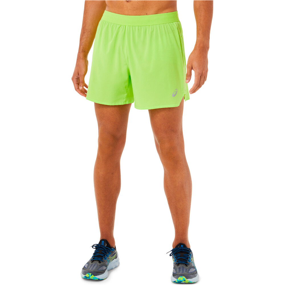 Asics pantaloneta técnica hombre ROAD 5IN SHORT vista detalle