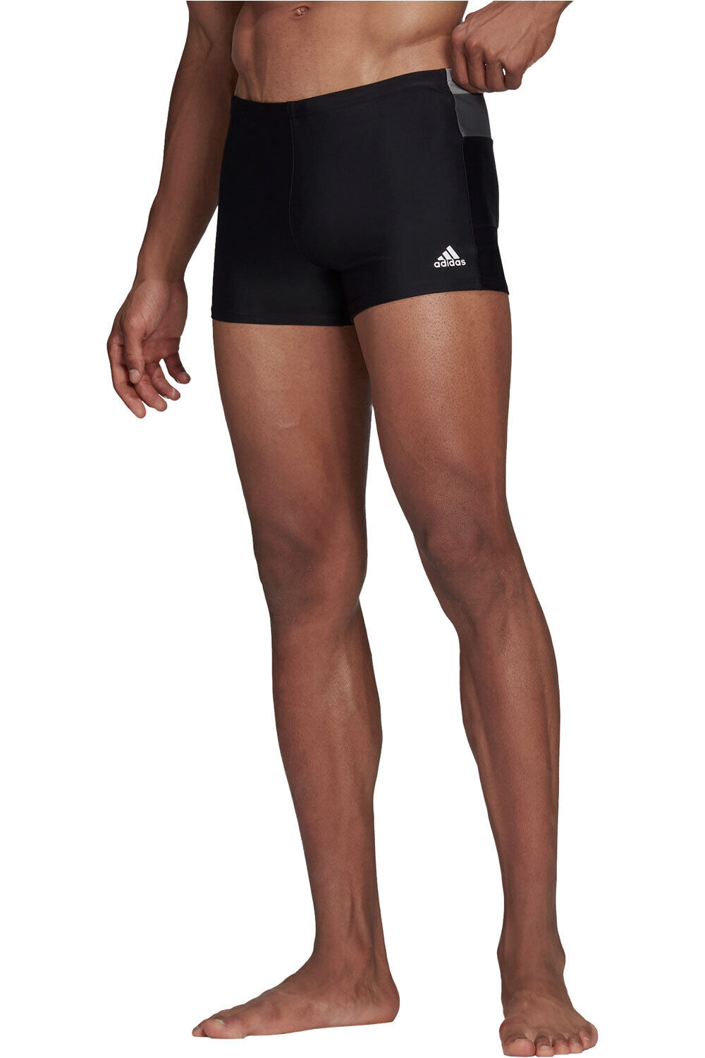 BAÑADOR ADIDAS PISCINA HOMBRE, BOXER NEGRO