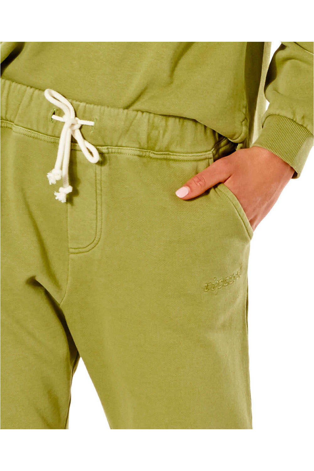 Rip Curl pantalón mujer ORGANIC FLEECE TRACK PANT vista frontal