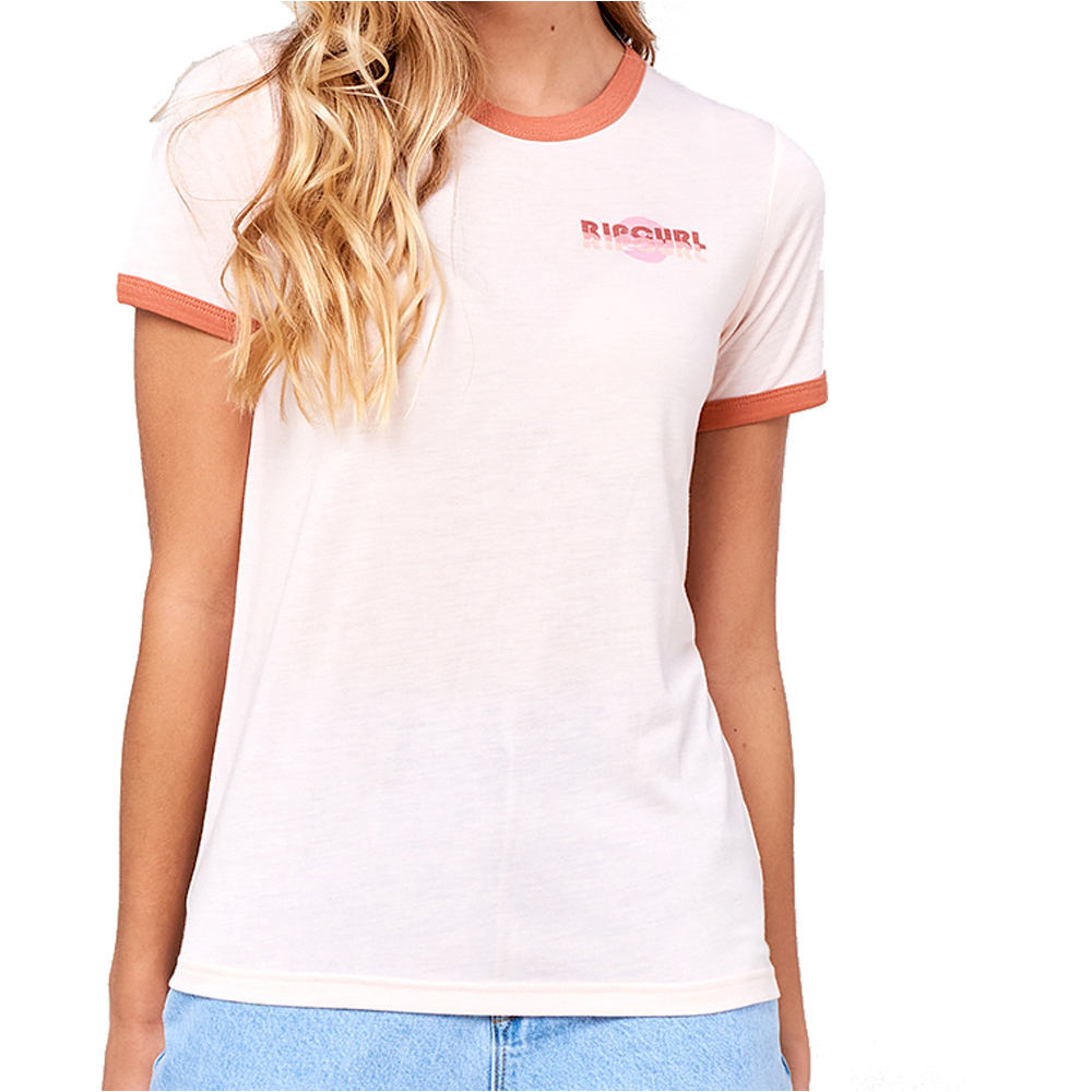 Rip Curl camiseta manga corta mujer RINGER TEE vista detalle