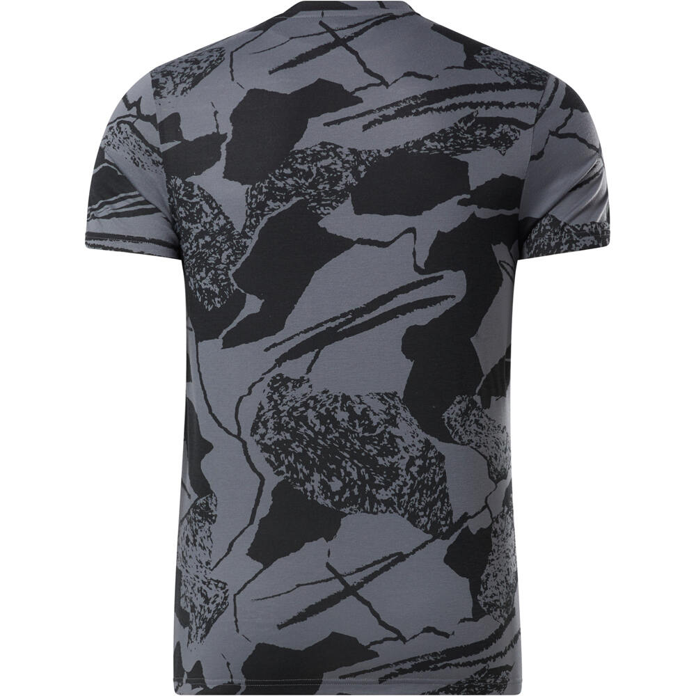 Reebok camiseta fitness hombre WOR AOP SS TEE vista trasera