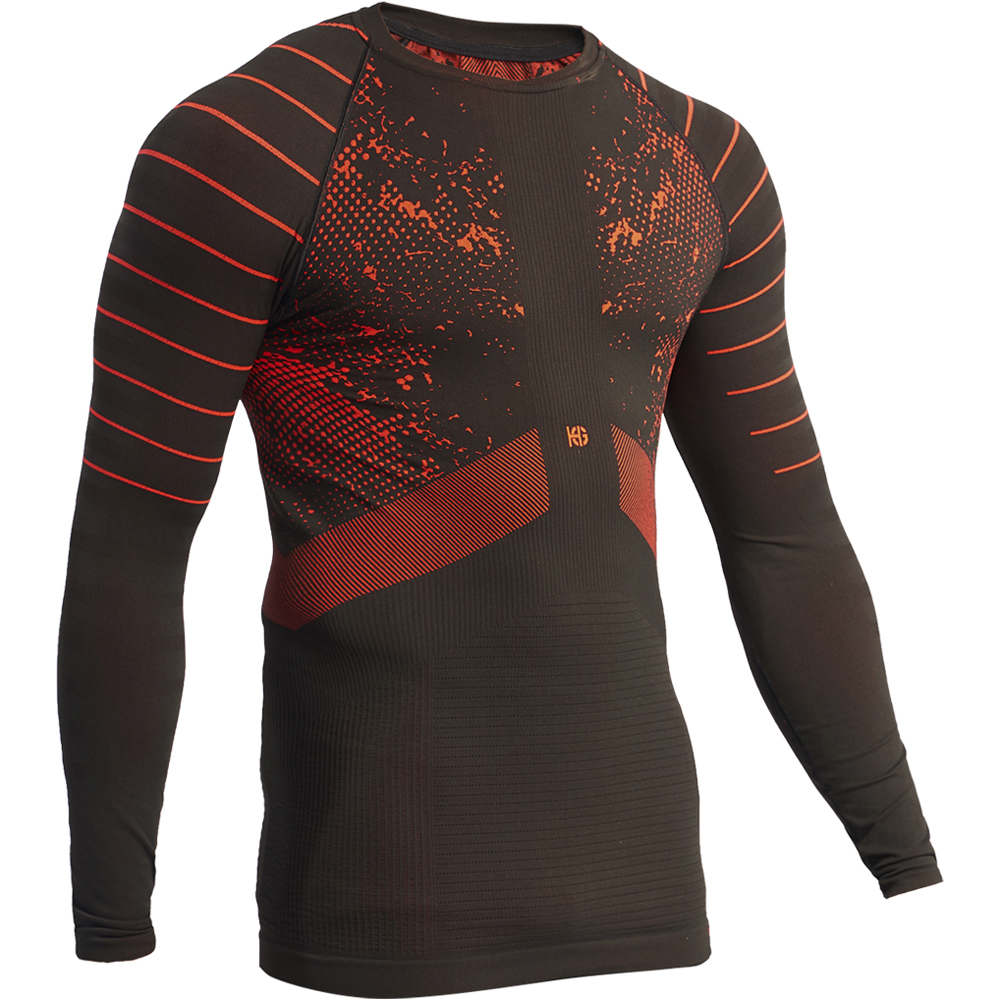 Sporthg camisetas trail running manga larga hombre HG-JET LONG SLEEVED T-SHIRT vista frontal