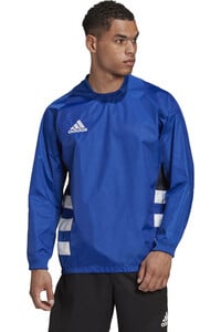 adidas chaqueta softshell hombre RUGBY WIND TOP vista frontal