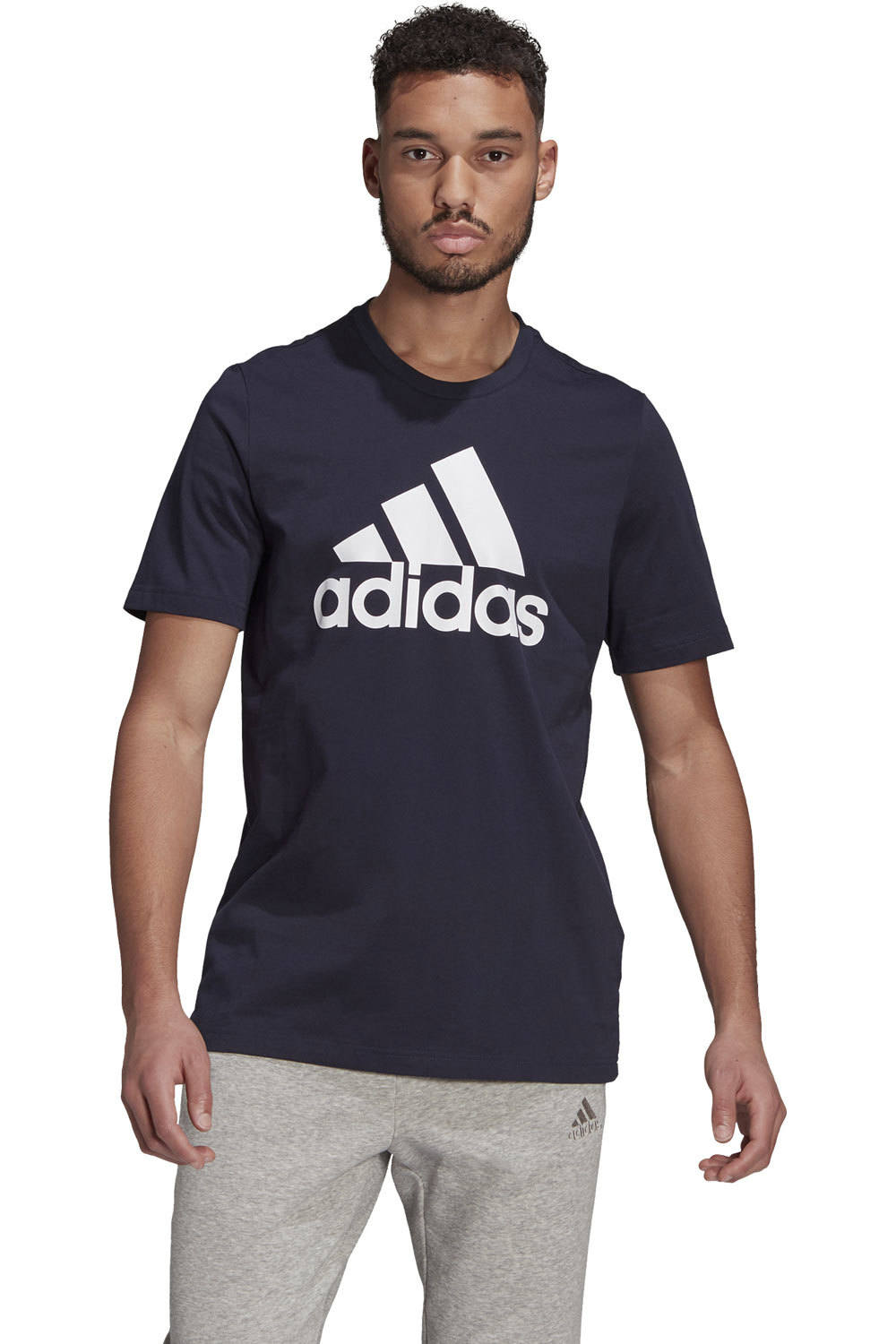 adidas camiseta manga corta hombre Essentials Big Logo vista frontal