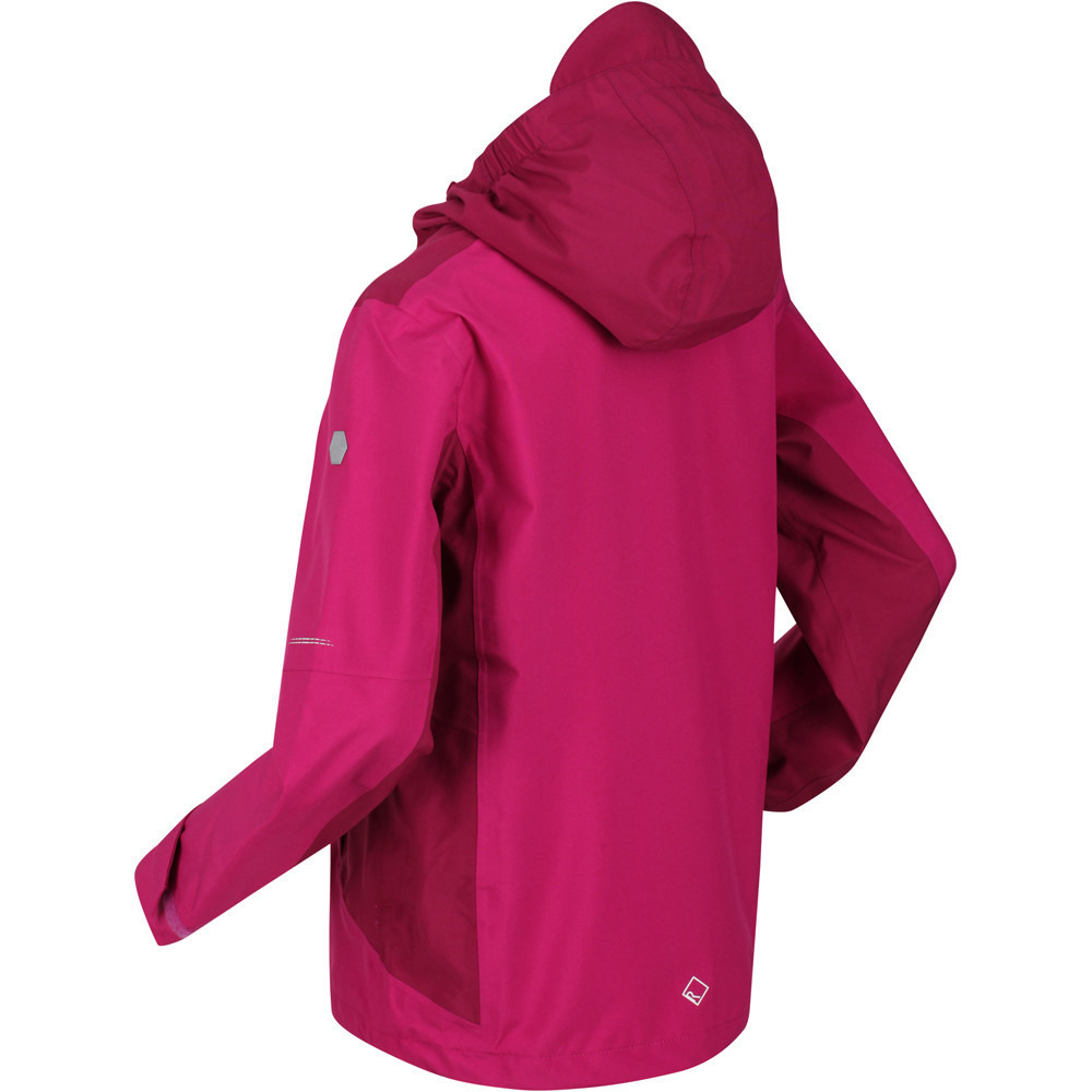 Regatta chaqueta impermeable niño Jnr Highton Jk II vista trasera