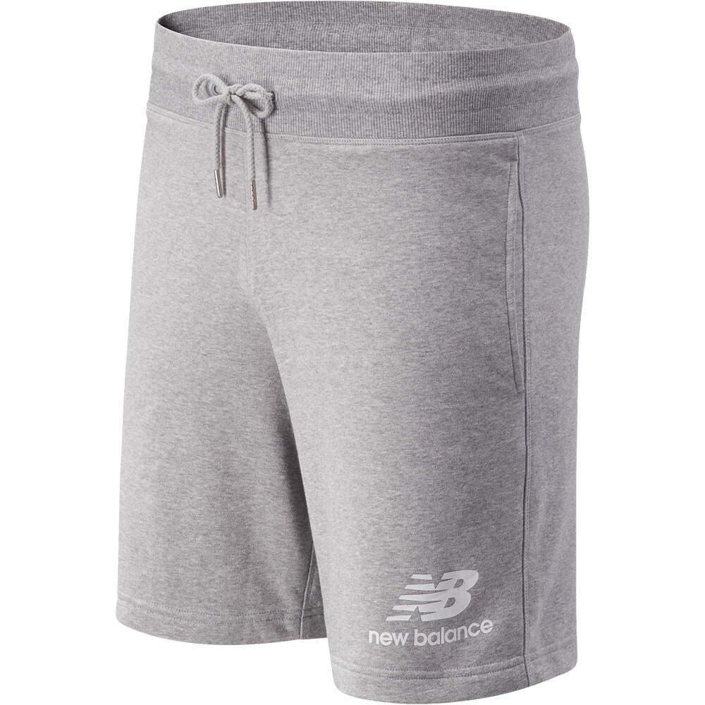 New Balance bermudas hombre NB Essentials Stacked Logo Short vista frontal