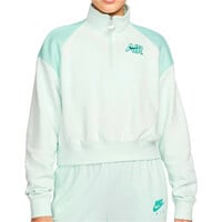 Nike sudadera mujer W NSW AIR FLC QZ vista frontal