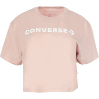 Converse camiseta manga corta mujer PUFF LOGO CROPPED TEE vista frontal