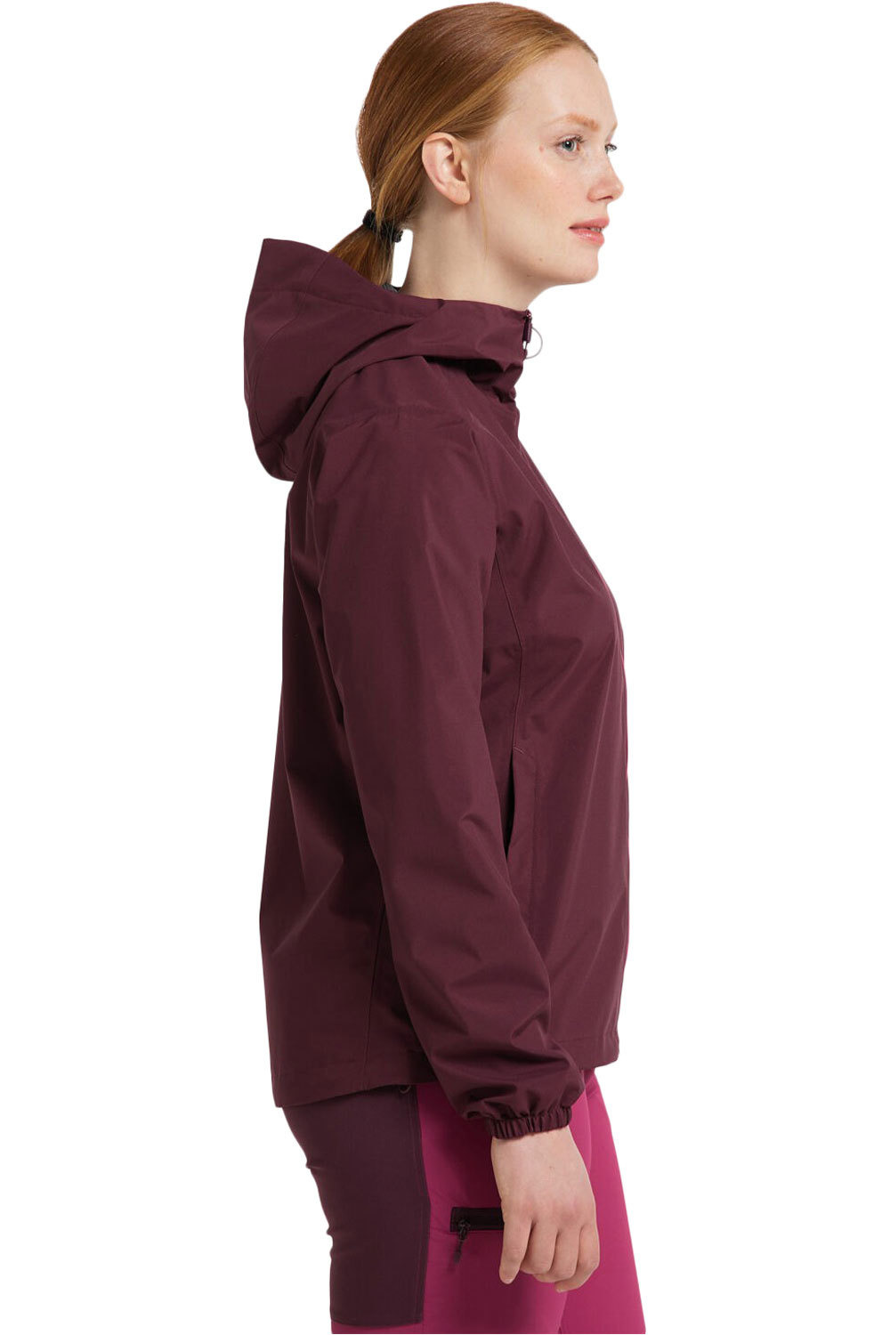 Haglofs chaqueta impermeable mujer Buteo Jacket Women vista detalle