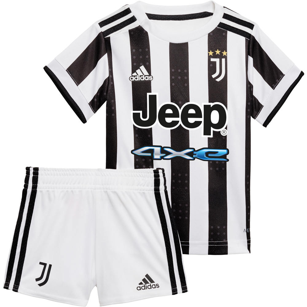 Equipación fútbol niño juventus 22 h ball blacksy