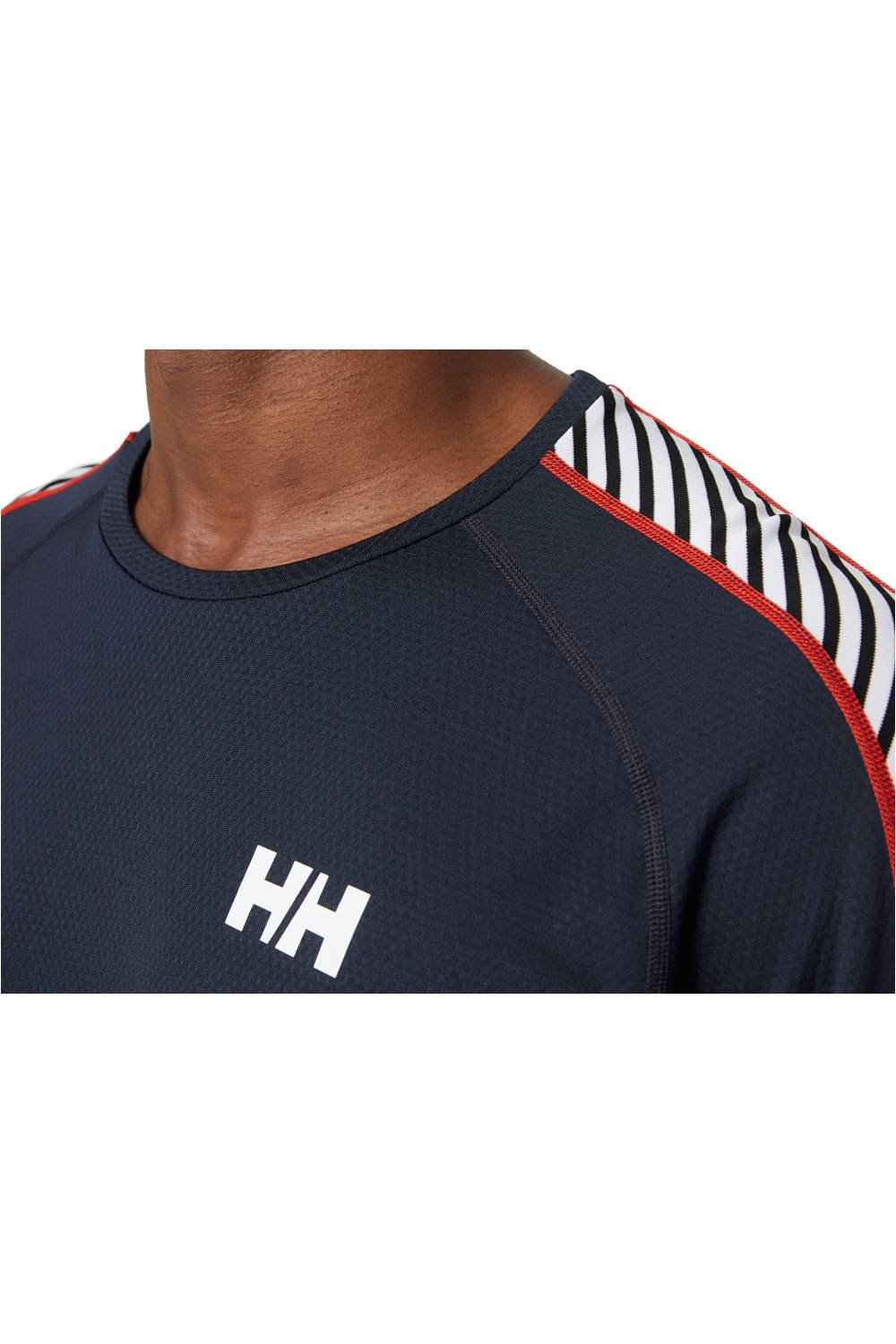 Helly Hansen camiseta térmica manga larga hombre LIFA ACTIVE STRIPE CREW vista detalle