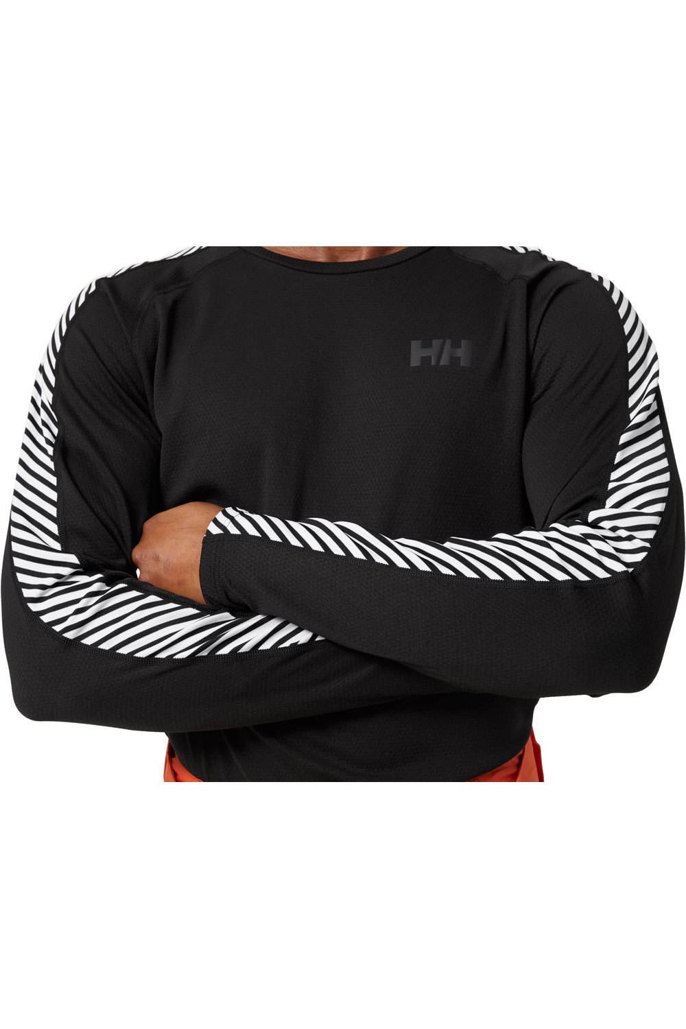 Helly Hansen camiseta térmica manga larga hombre LIFA ACTIVE STRIPE CREW vista detalle