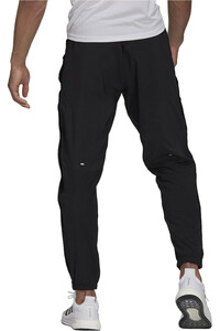 adidas malla larga running hombre FAST SNAP PANT vista trasera