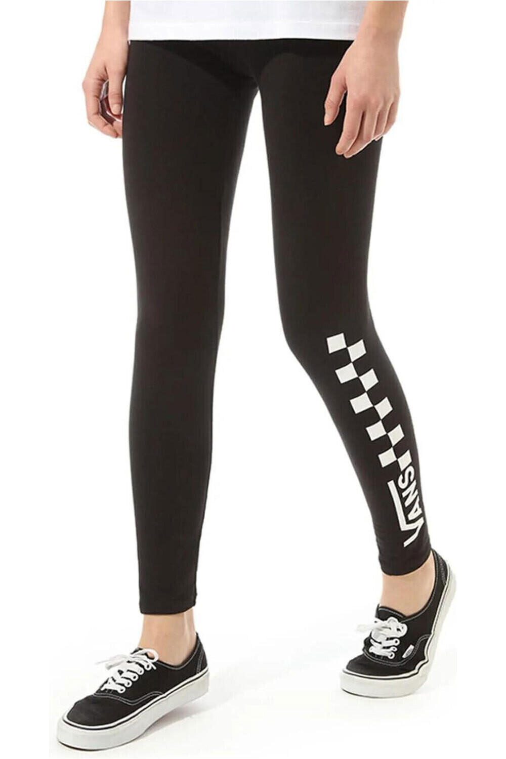 Vans pantalón mujer WM BLACKBOARD LEGGING A-B vista frontal