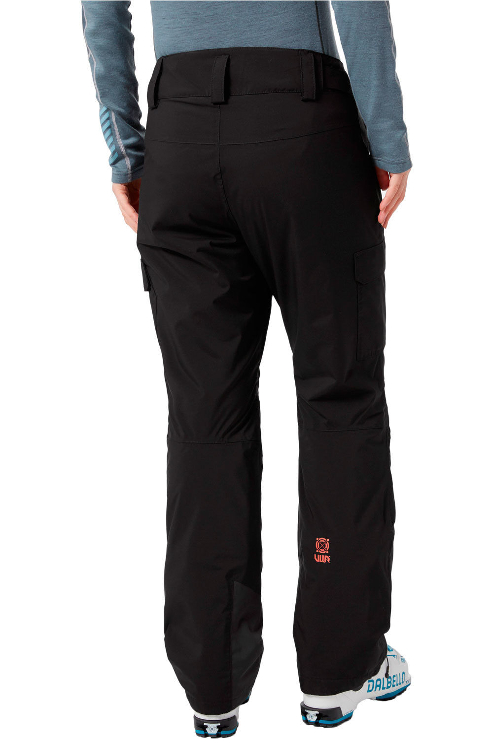 Helly Hansen pantalones esquí mujer W SWITCH CARGO INSULATED PANT vista trasera