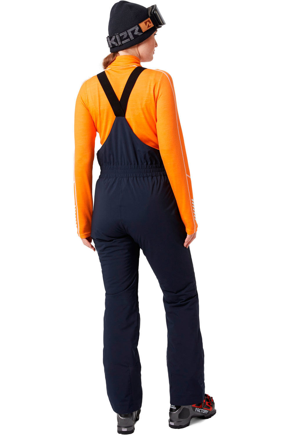 Helly Hansen pantalones esquí mujer W LEGENDARY INSULATED BIB PANT vista trasera