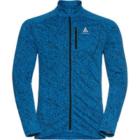 Odlo forro polar hombre Mid layer full zip FLI LIGHT PRINT vista frontal