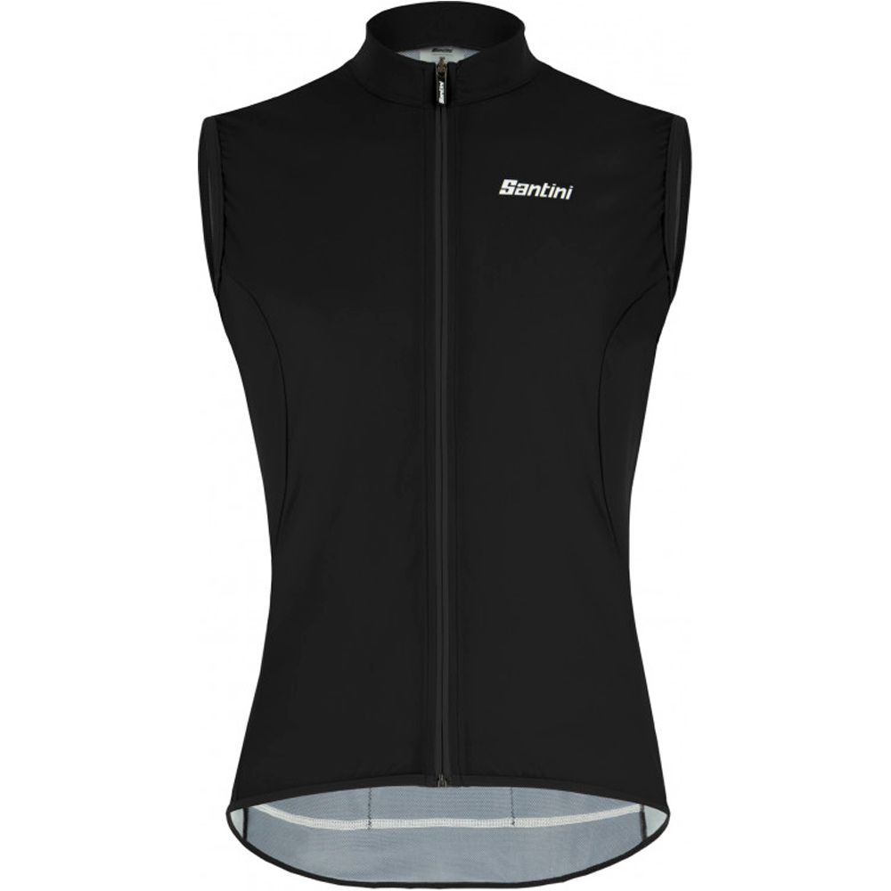 Santini chaleco ciclismo hombre NEBULA PURO POCKETABLE WIND VEST vista frontal