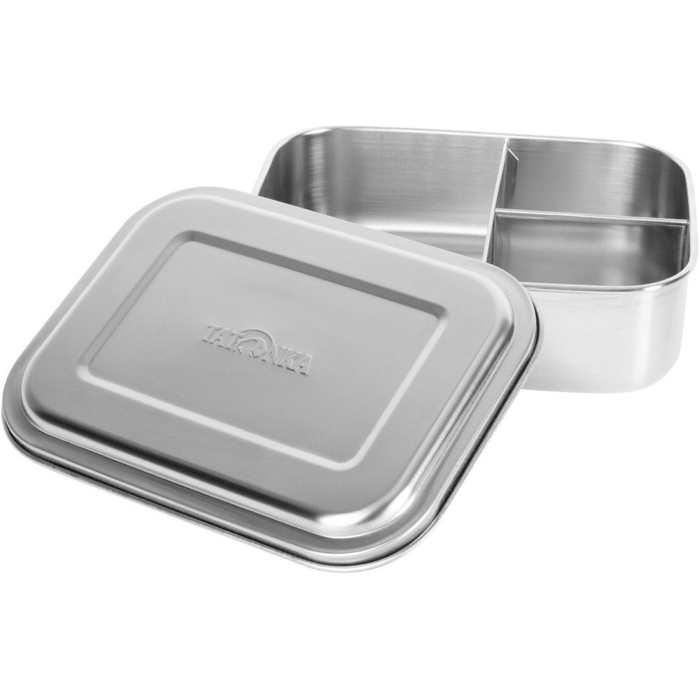 Tatonka fiambreras LUNCH BOX III 1000 fiambrera Inox vista frontal