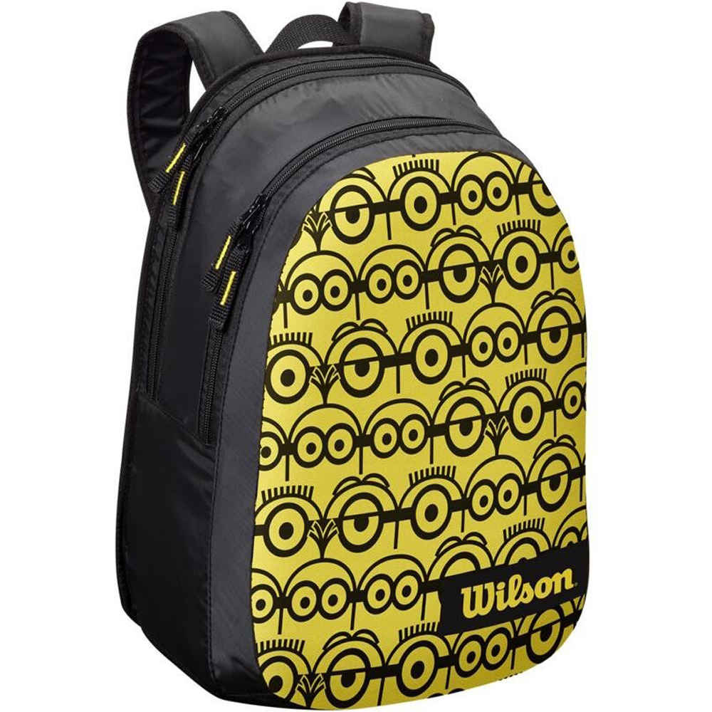 Wilson mochilas tenis MINIONS JR BACKPACK vista frontal