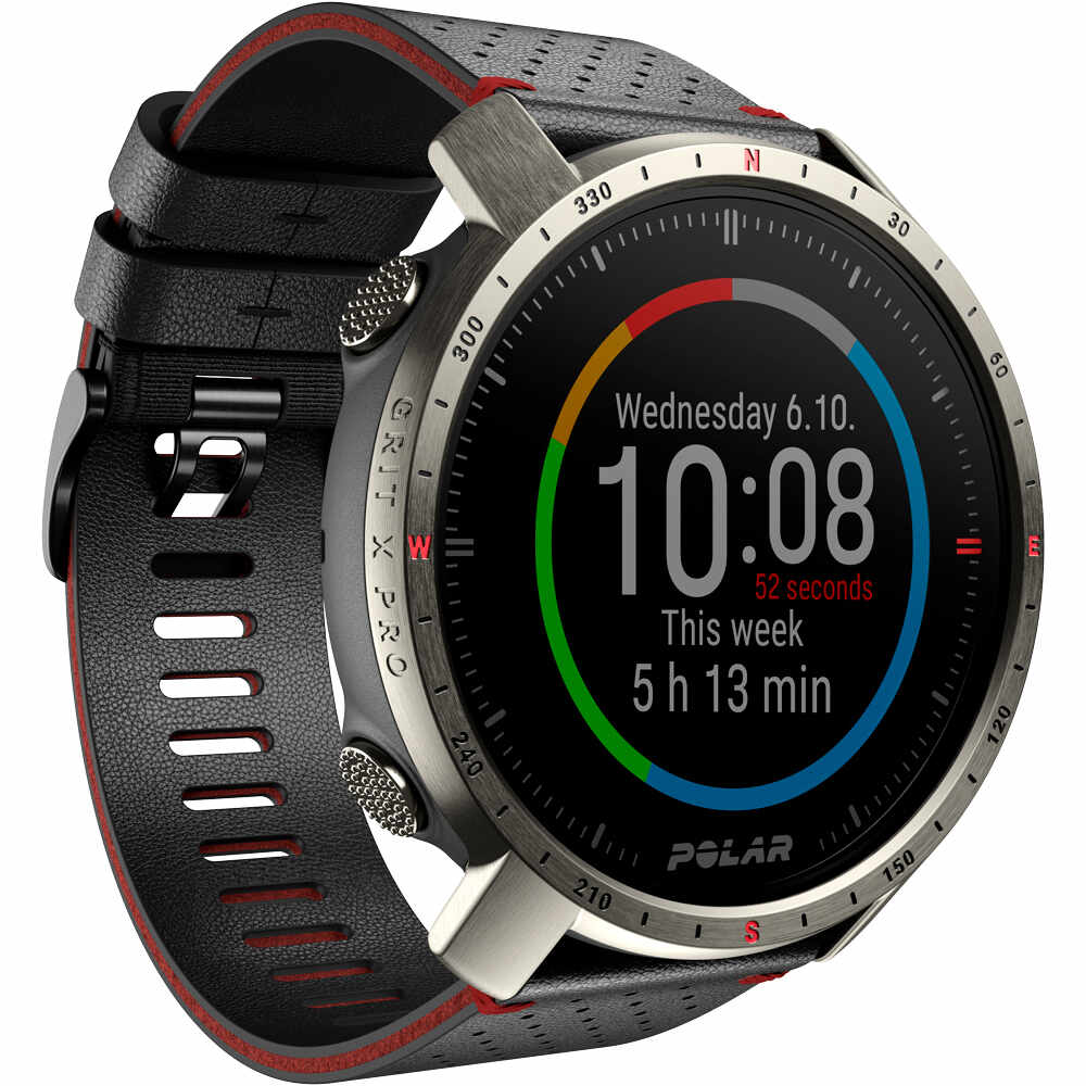 Reloj Polar Grit X Pro GPS Edition Titanium - Pulsómetros de Entrenamiento