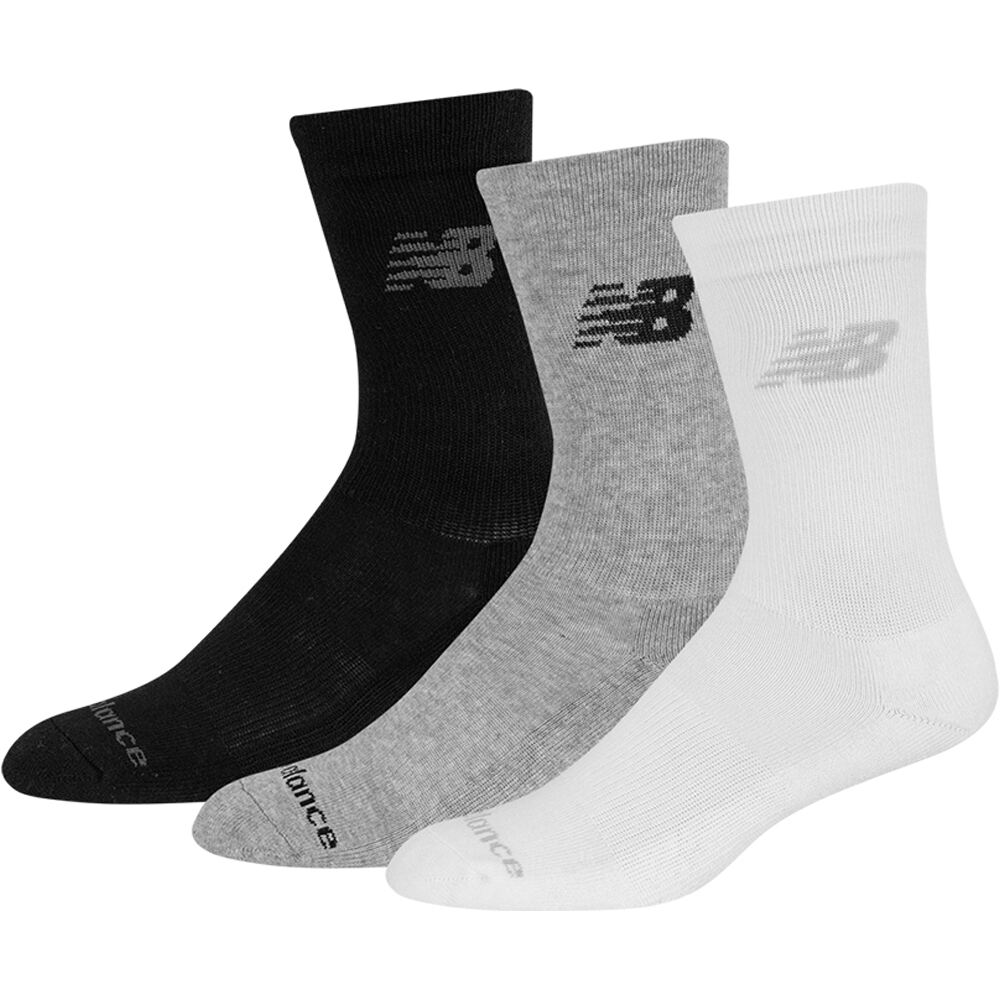 New Balance calcetines deportivos Performance cotton cushioned crew - 3prs vista frontal