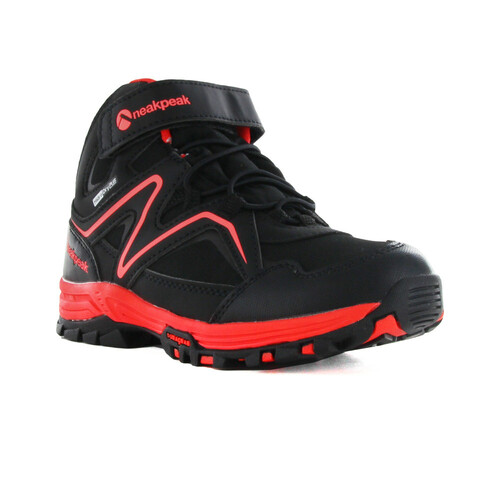 ➤BOTAS NIÑO>TREKKING MONTAÑA< +8000【TESEN H】Negras