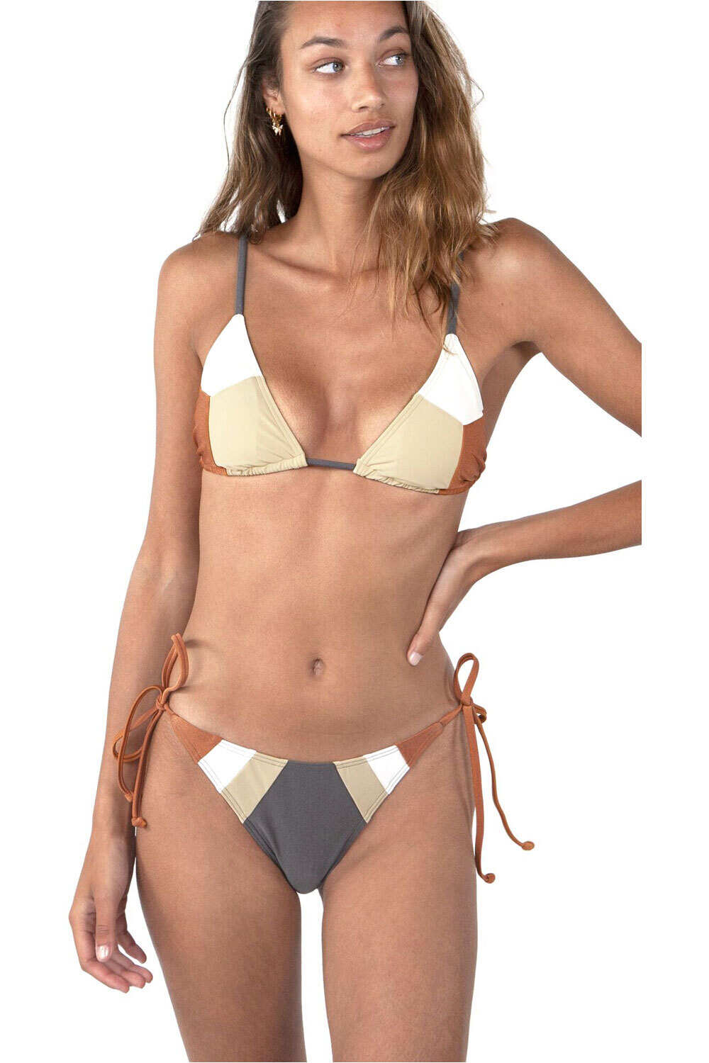 Barts parte de arriba bikini Como Triangle rust vista frontal