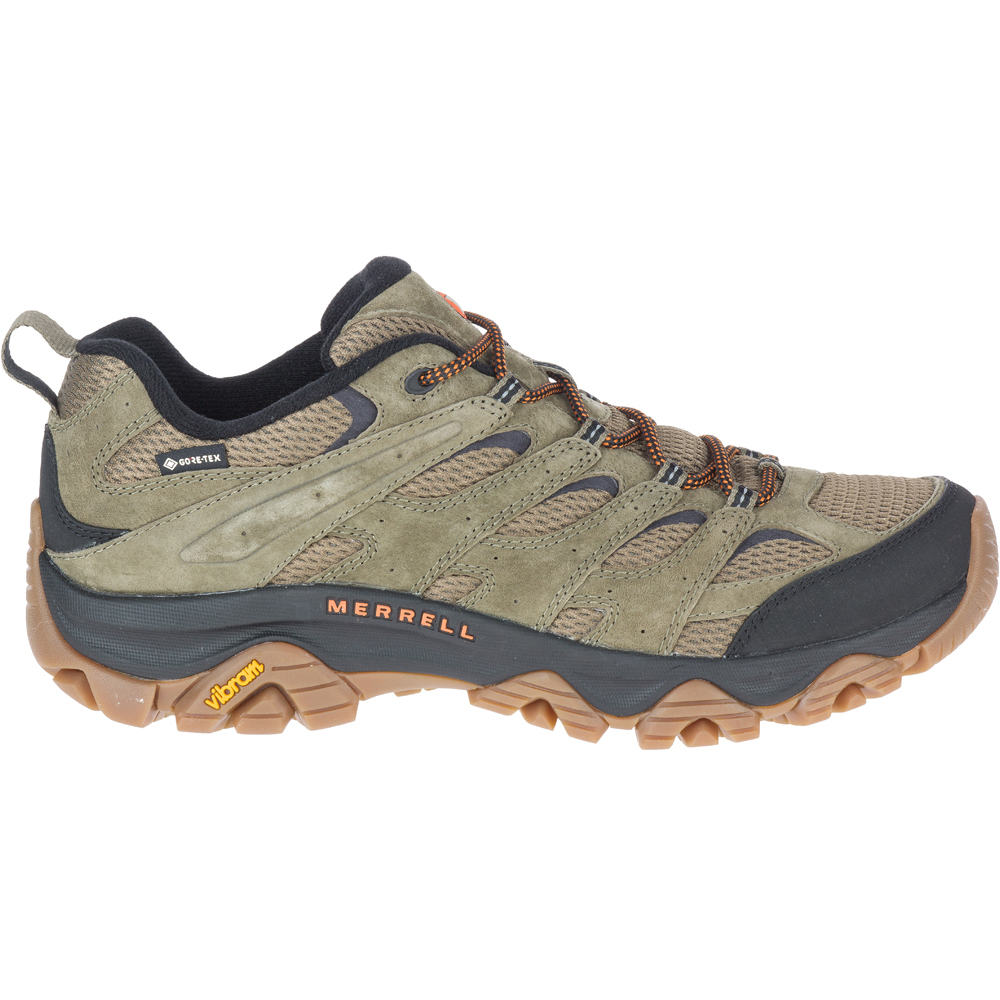 Merrell zapatilla trekking hombre MOAB 3 GORE TEX lateral exterior