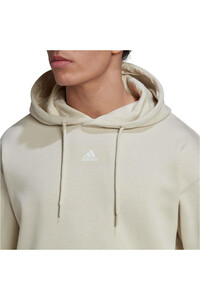 adidas sudadera hombre Essentials FeelVivid Cotton Fleece Drop Shoulder (con capucha) vista detalle