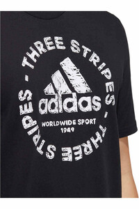 adidas camiseta manga corta hombre Sketch Emblem Graphic vista detalle