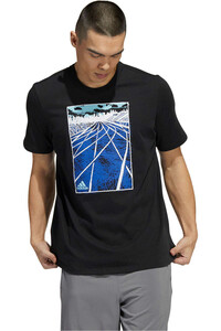 adidas camiseta manga corta hombre Sketch Photo Real Graphic vista frontal