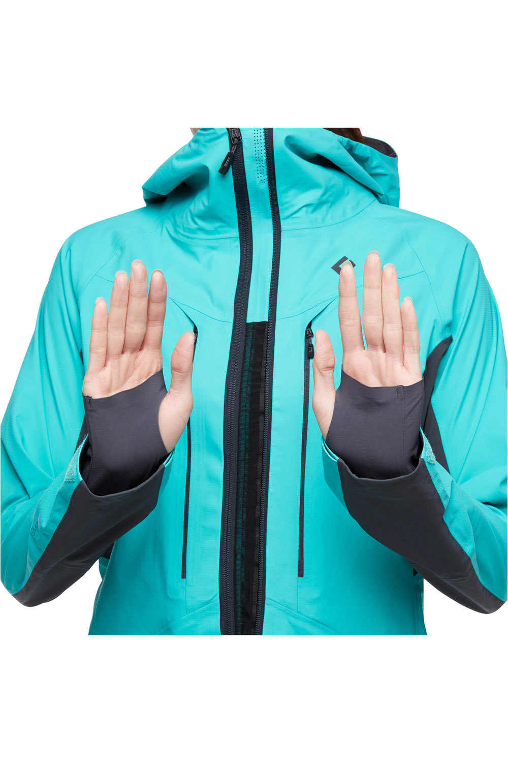 Black Diamond chaqueta esquí mujer W DAWN PATROL HYBRID SHELL 04