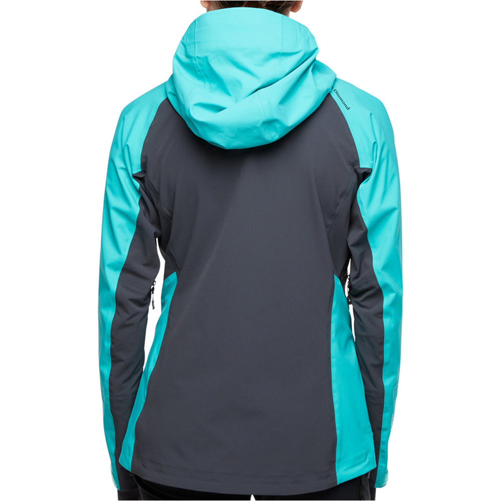 Black Diamond chaqueta esquí mujer W DAWN PATROL HYBRID SHELL 08